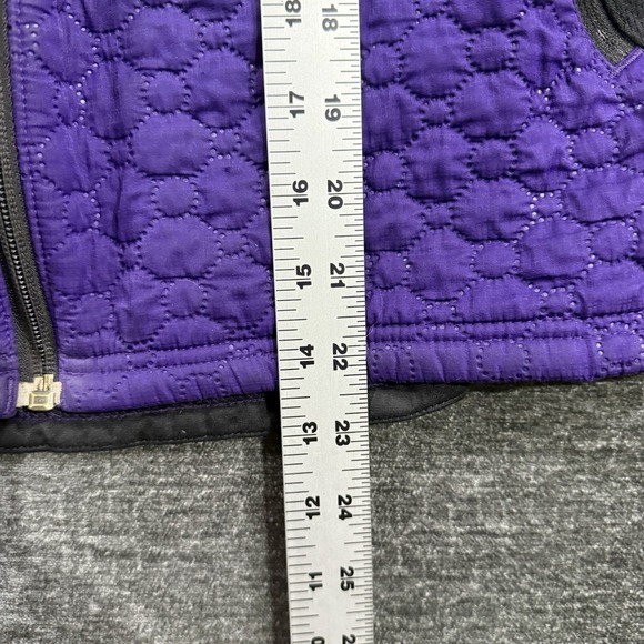 Pearl Izumi Cycling Jacket Women's Size Medium Quilted Purple & Black Full Zip - Picture 6 of 16